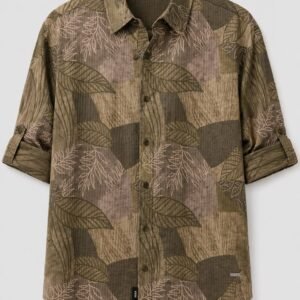 Embroidered Patchwork Overshirt