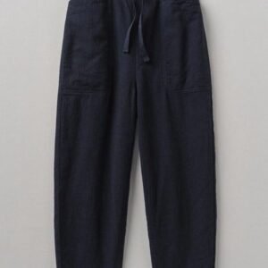 Navy Blue Drawstring Pants