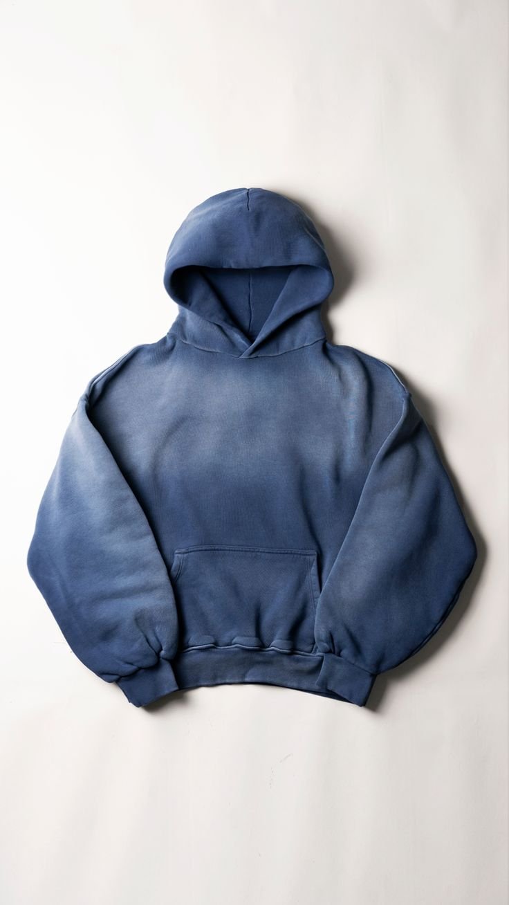 Faded Blue Hoodie
